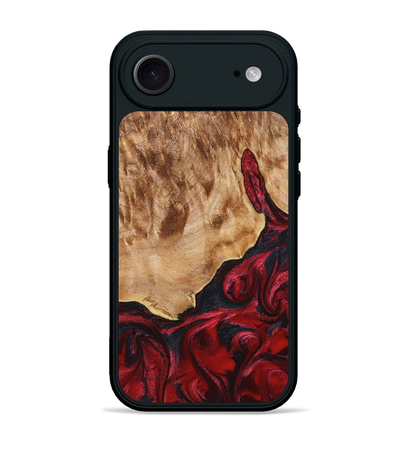 iPhone 17 Air Wood Phone Case - Melina (Red, 823384)