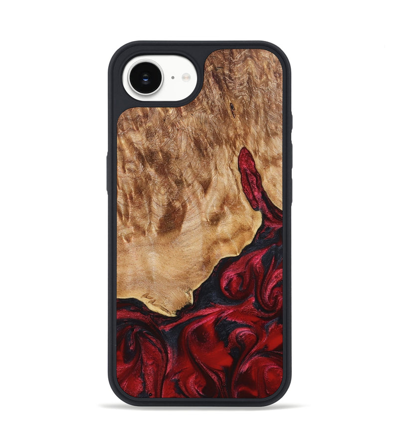 iPhone 17e Wood Phone Case - Melina (Red, 823384)