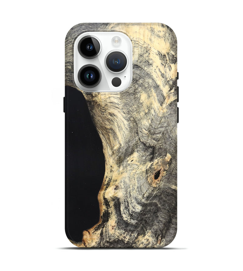 iPhone 15 Pro Wood Live Edge Phone Case - Austen (Solid Wood, 823387)