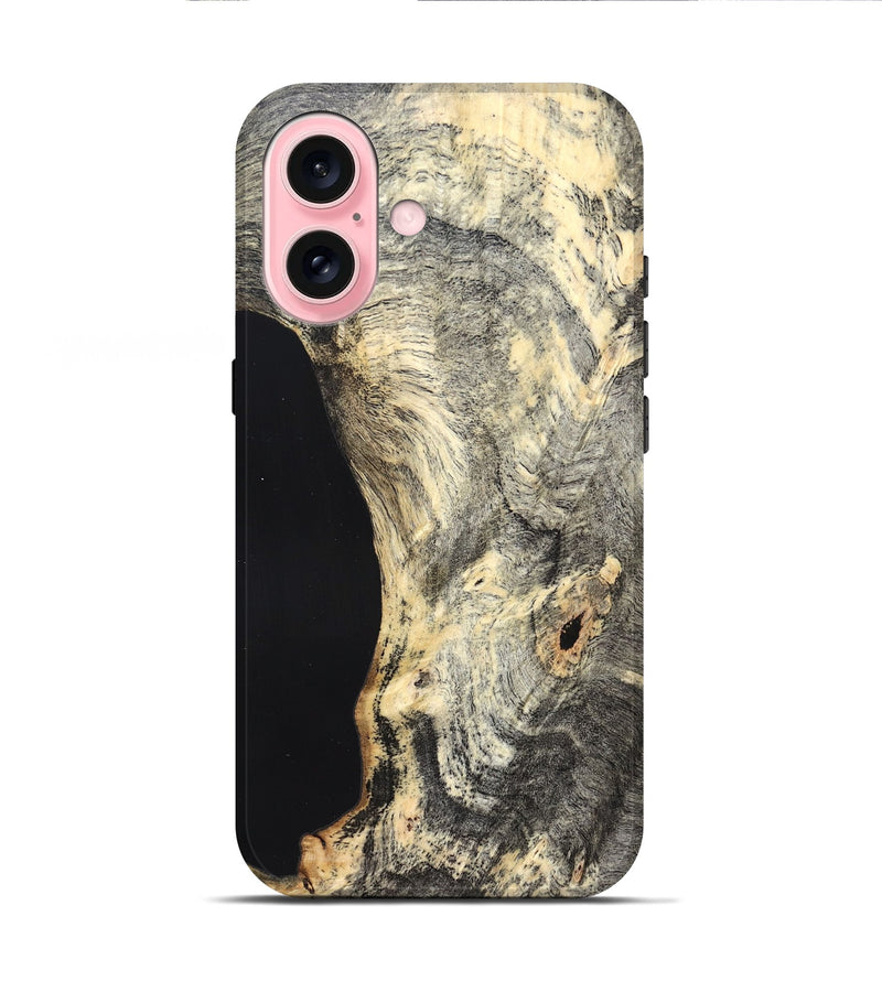iPhone 16 Wood Live Edge Phone Case - Austen (Solid Wood, 823387)