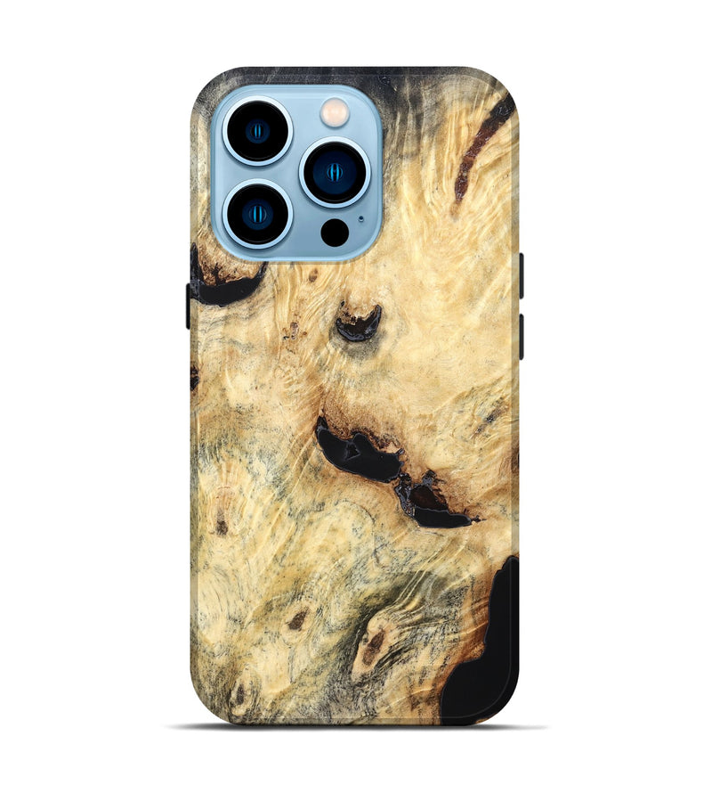 iPhone 14 Pro Wood Live Edge Phone Case - Azriel (Solid Wood, 823388)