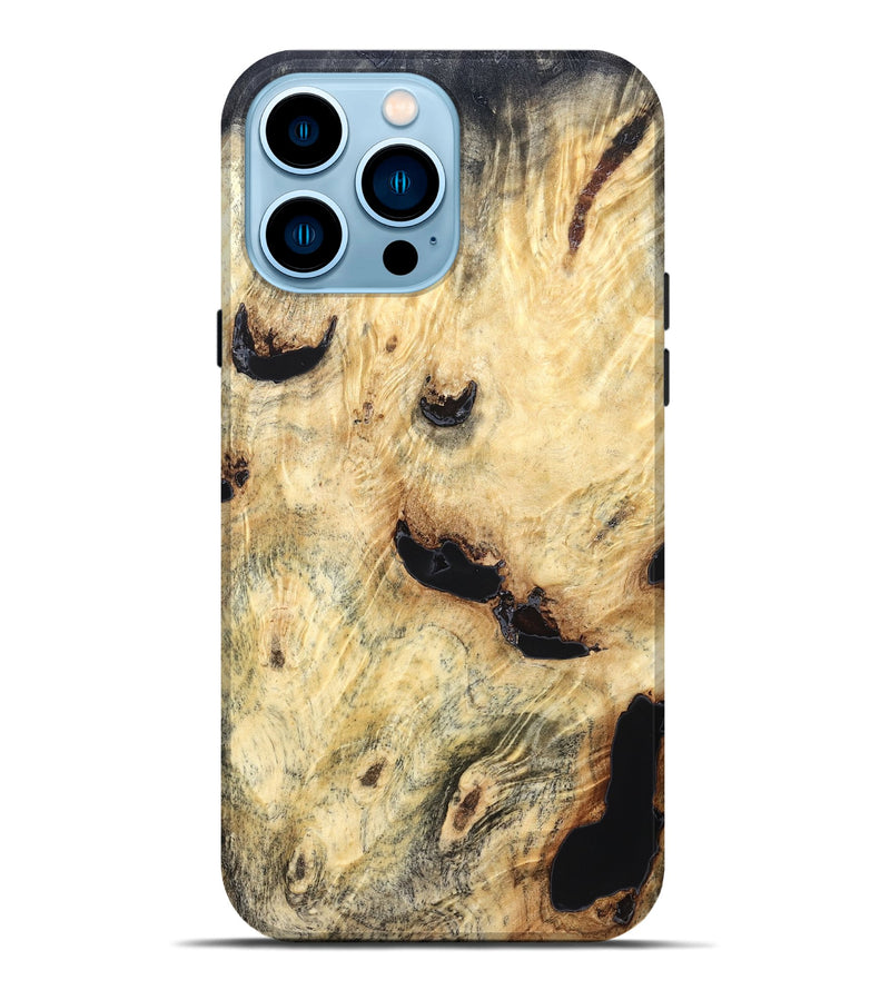 iPhone 14 Pro Max Wood Live Edge Phone Case - Azriel (Solid Wood, 823388)