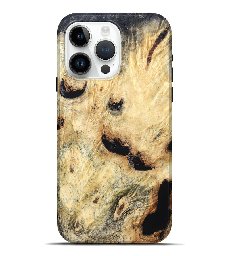 iPhone 15 Pro Max Wood Live Edge Phone Case - Azriel (Solid Wood, 823388)
