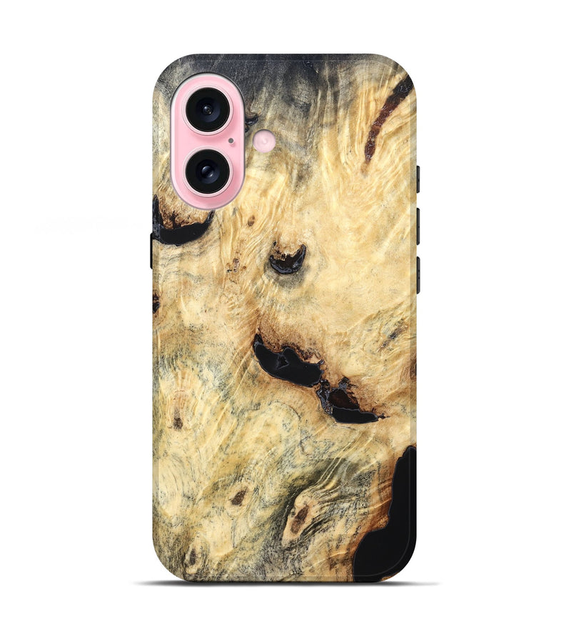 iPhone 17 Wood Live Edge Phone Case - Azriel (Solid Wood, 823388)