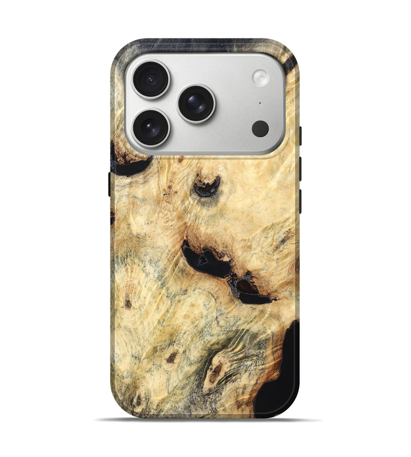 iPhone 17 Pro Wood Live Edge Phone Case - Azriel (Solid Wood, 823388)