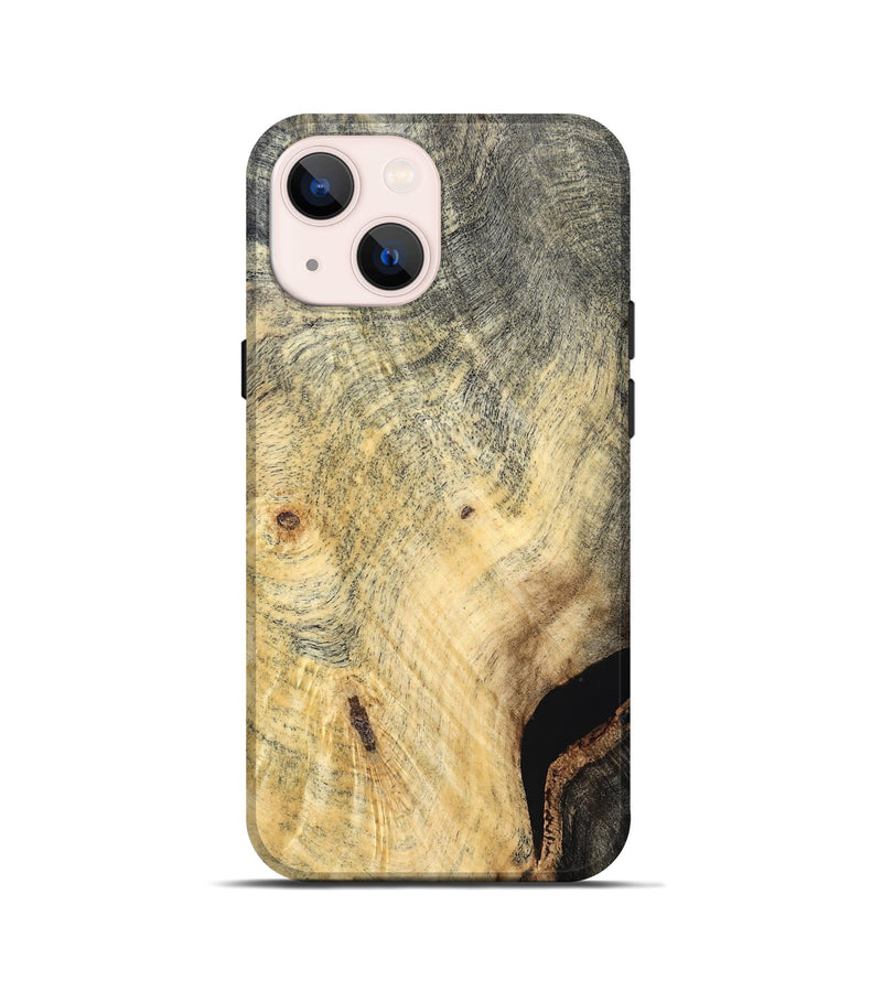 iPhone 13 mini Wood Live Edge Phone Case - Khalani (Solid Wood, 823389)