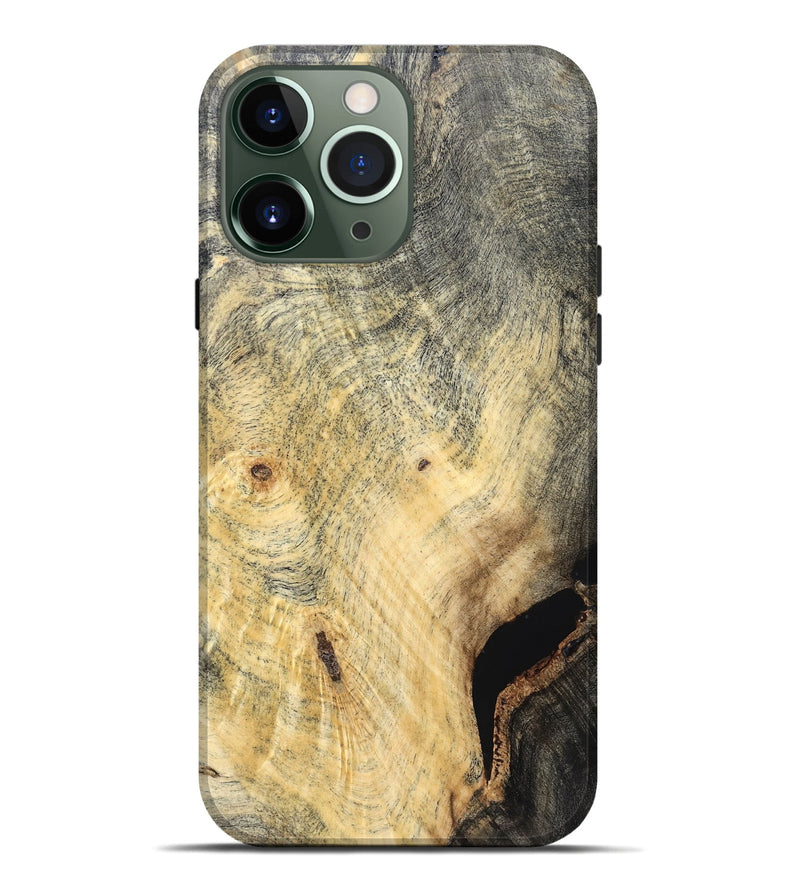 iPhone 13 Pro Max Wood Live Edge Phone Case - Khalani (Solid Wood, 823389)