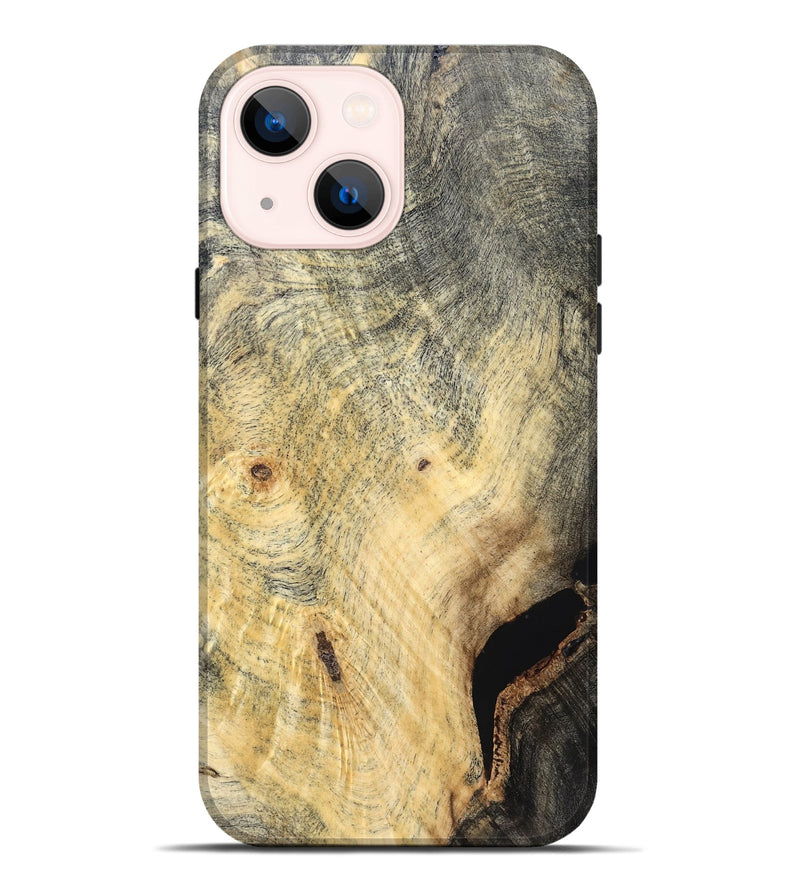 iPhone 14 Plus Wood Live Edge Phone Case - Khalani (Solid Wood, 823389)