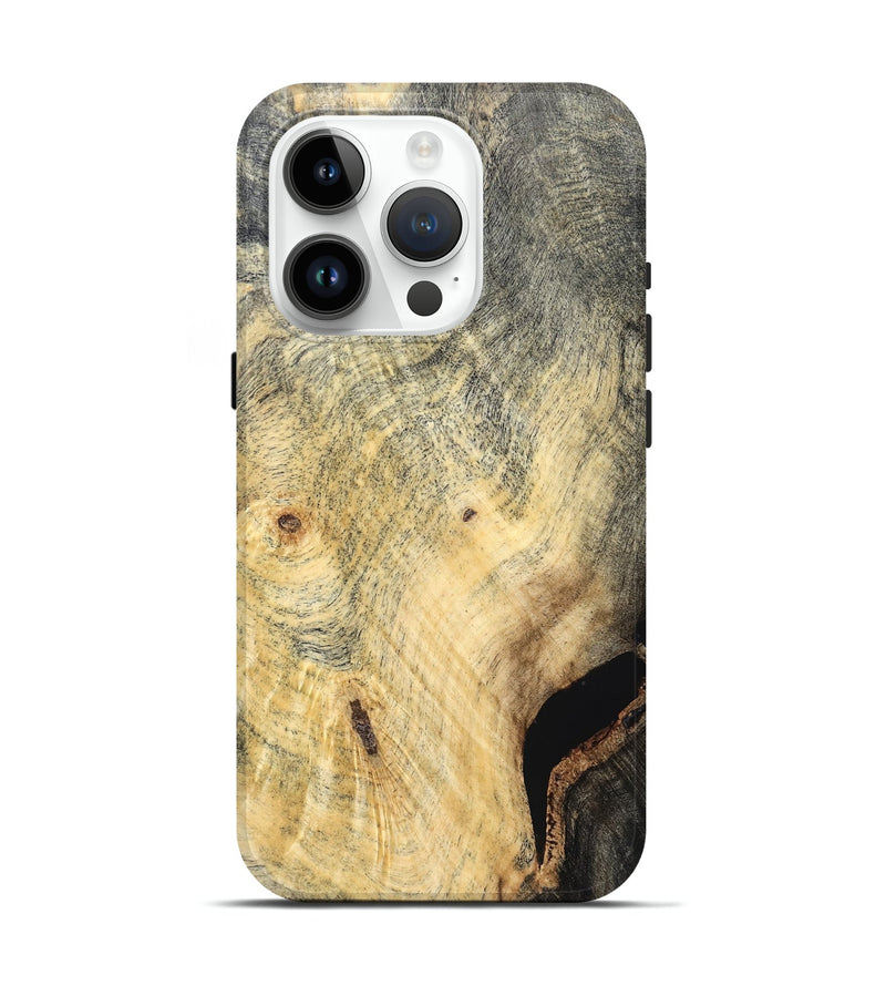 iPhone 15 Pro Wood Live Edge Phone Case - Khalani (Solid Wood, 823389)