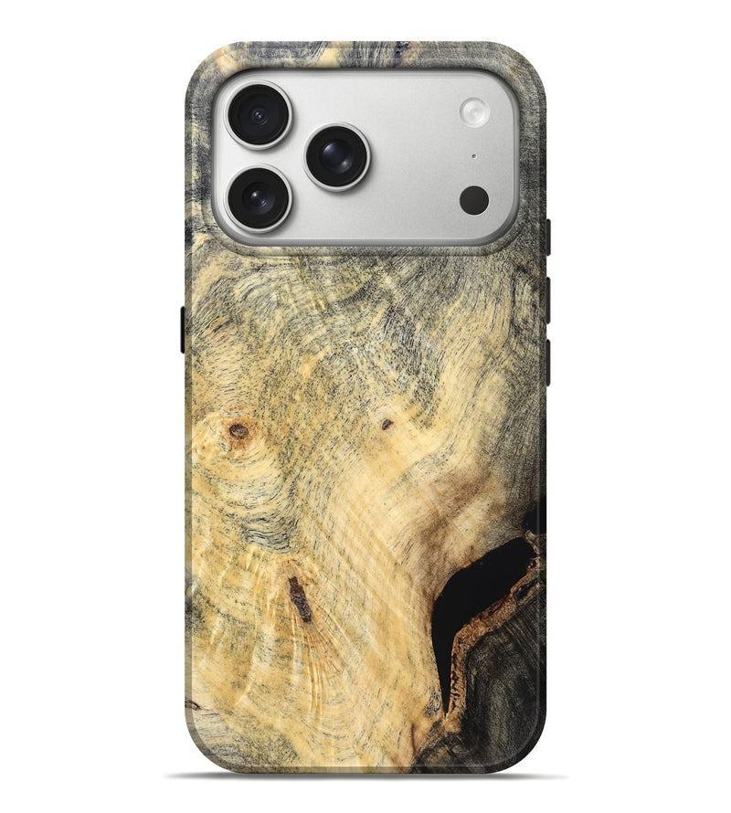 iPhone 17 Pro Max Wood Live Edge Phone Case - Khalani (Solid Wood, 823389)