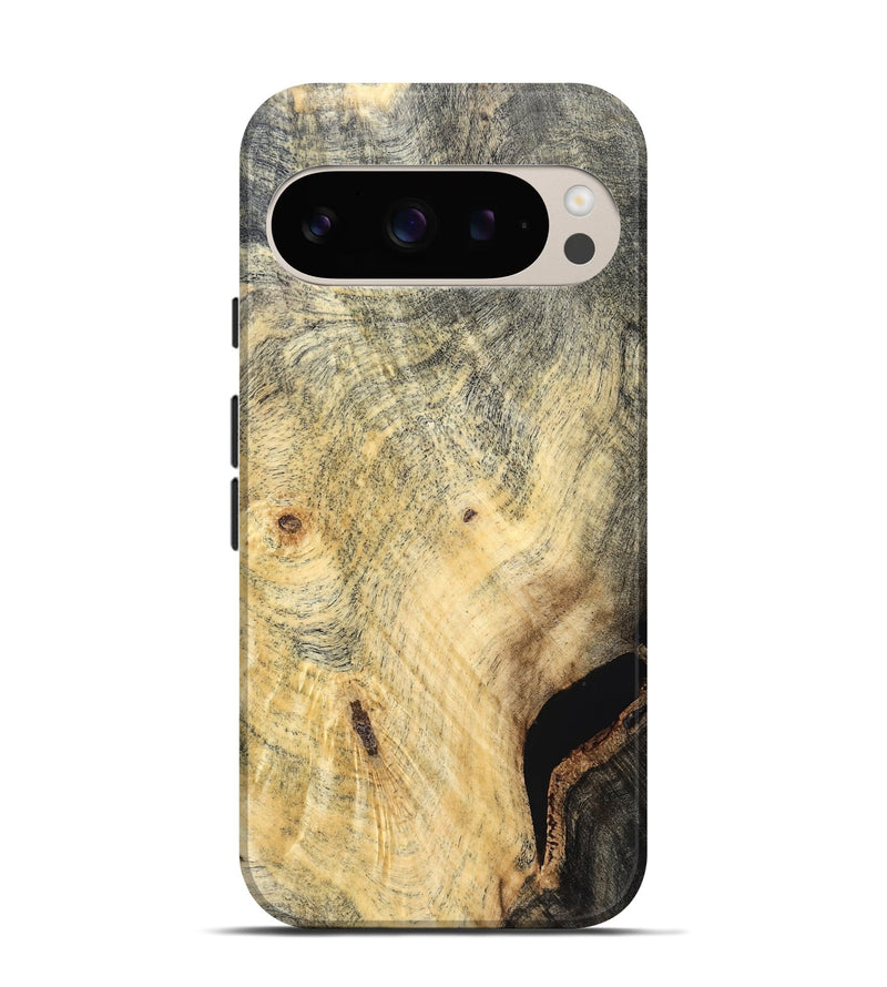 Pixel 9 Pro Wood Live Edge Phone Case - Khalani (Solid Wood, 823389)