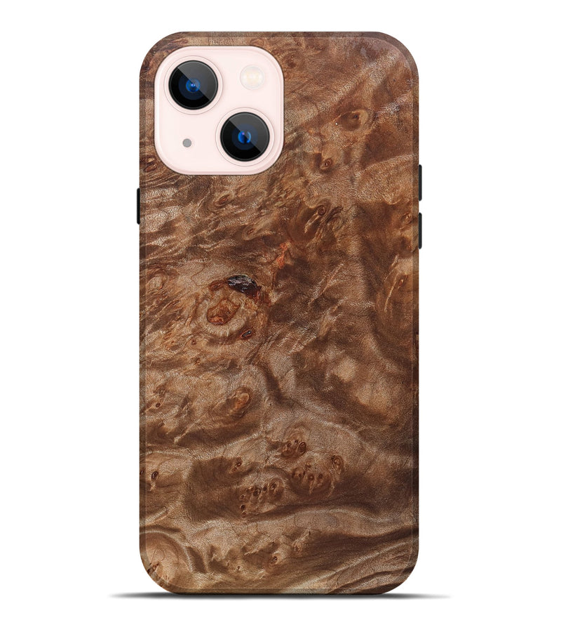 iPhone 14 Plus Wood Live Edge Phone Case - Corinne (Solid Wood, 823390)