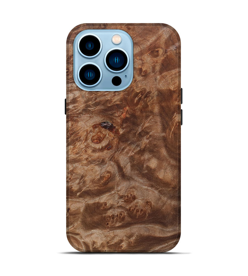 iPhone 14 Pro Wood Live Edge Phone Case - Corinne (Solid Wood, 823390)