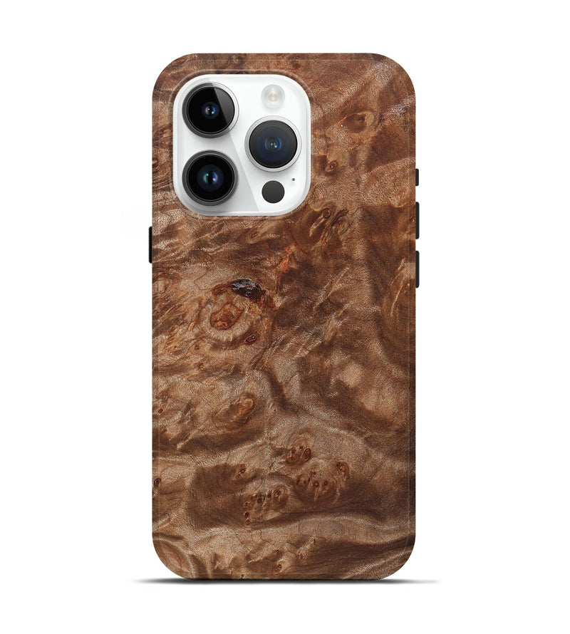 iPhone 15 Pro Wood Live Edge Phone Case - Corinne (Solid Wood, 823390)
