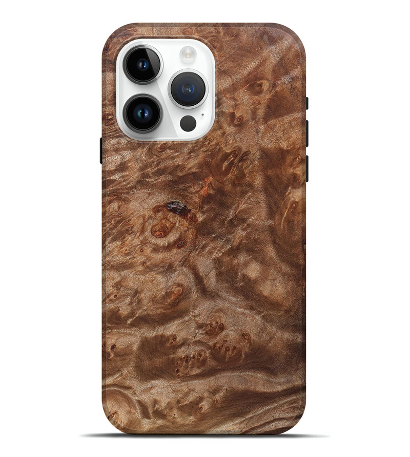 iPhone 15 Pro Max Wood Live Edge Phone Case - Corinne (Solid Wood, 823390)