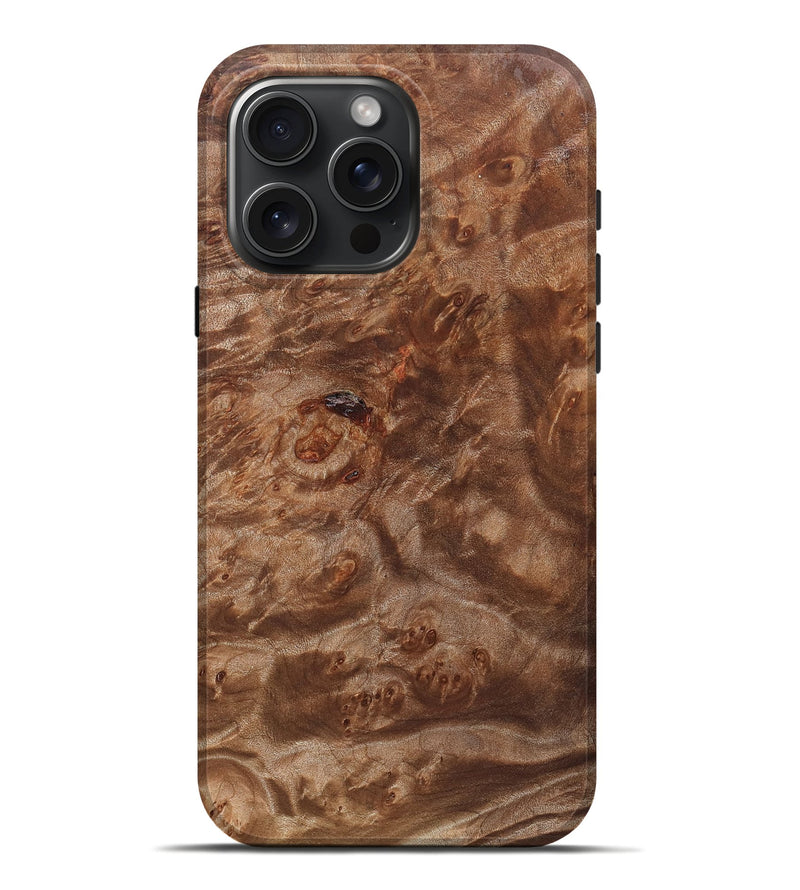iPhone 16 Pro Max Wood Live Edge Phone Case - Corinne (Solid Wood, 823390)
