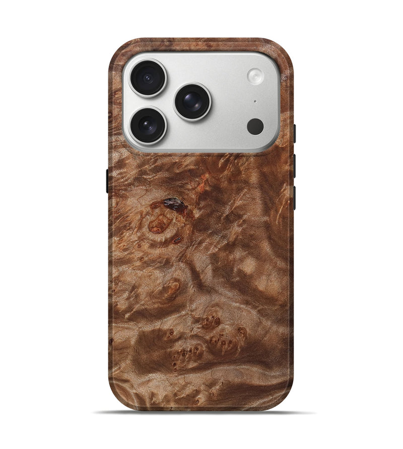 iPhone 17 Pro Wood Live Edge Phone Case - Corinne (Solid Wood, 823390)