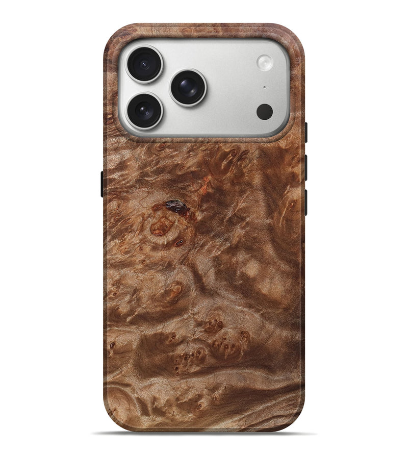iPhone 17 Pro Max Wood Live Edge Phone Case - Corinne (Solid Wood, 823390)