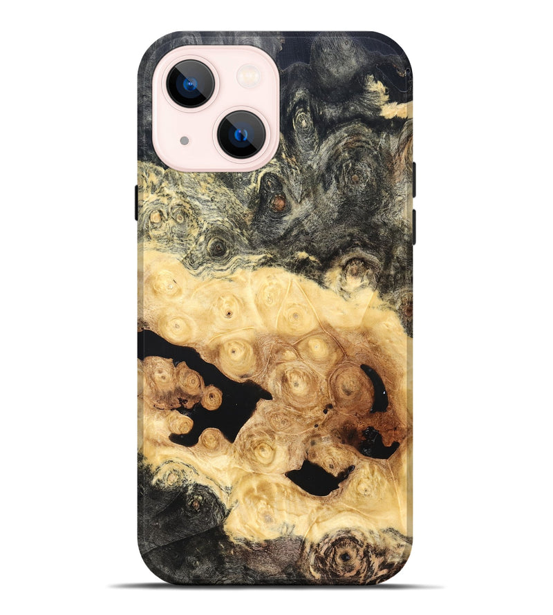 iPhone 14 Plus Wood Live Edge Phone Case - Rubi (Solid Wood, 823391)