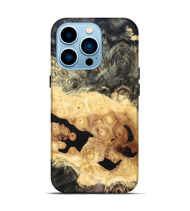 iPhone 14 Pro Wood Live Edge Phone Case - Rubi (Solid Wood, 823391)