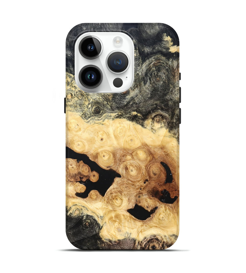 iPhone 15 Pro Wood Live Edge Phone Case - Rubi (Solid Wood, 823391)