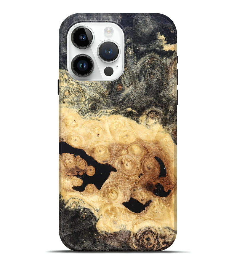 iPhone 15 Pro Max Wood Live Edge Phone Case - Rubi (Solid Wood, 823391)