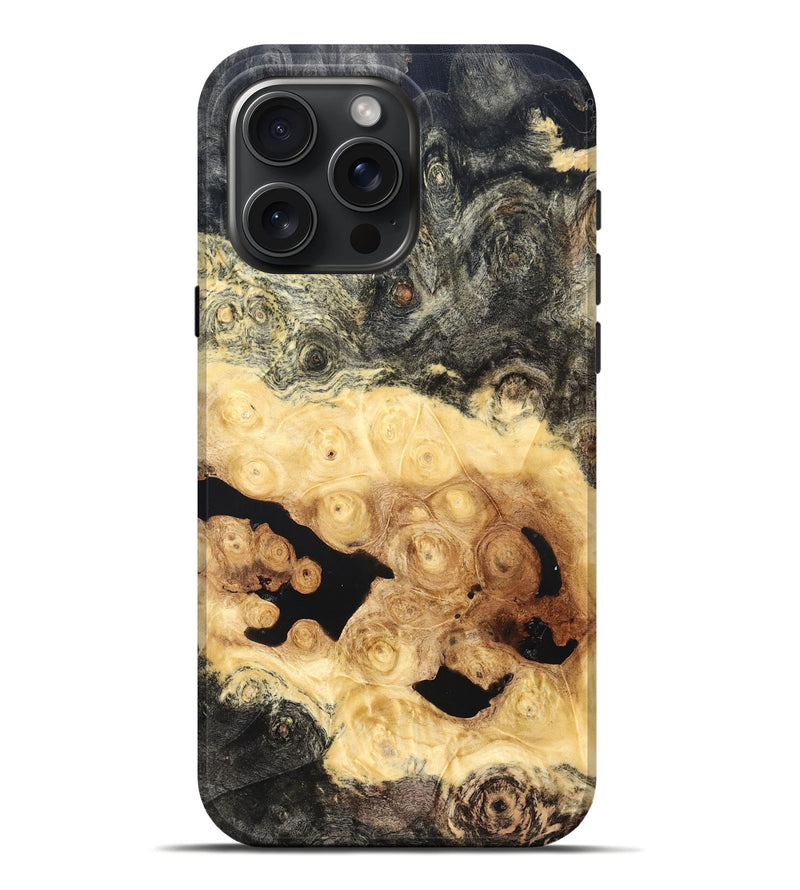 iPhone 16 Pro Max Wood Live Edge Phone Case - Rubi (Solid Wood, 823391)