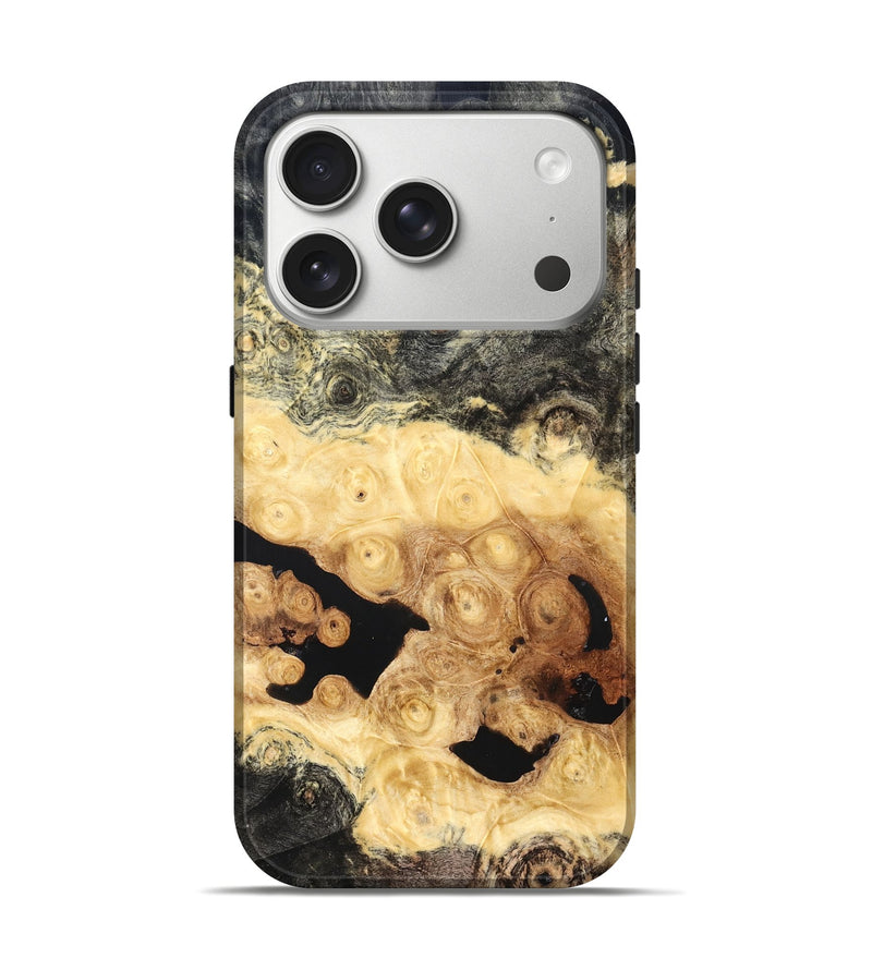 iPhone 17 Pro Wood Live Edge Phone Case - Rubi (Solid Wood, 823391)