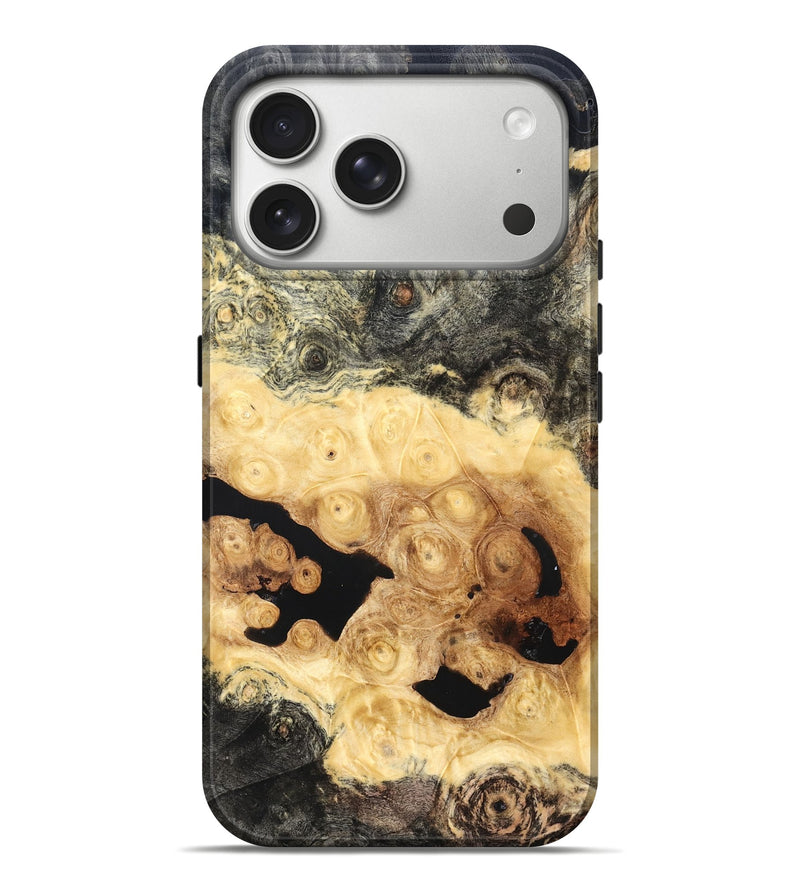 iPhone 17 Pro Max Wood Live Edge Phone Case - Rubi (Solid Wood, 823391)