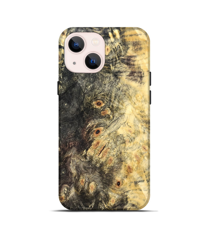 iPhone 13 mini Wood Live Edge Phone Case - Eren (Solid Wood, 823392)