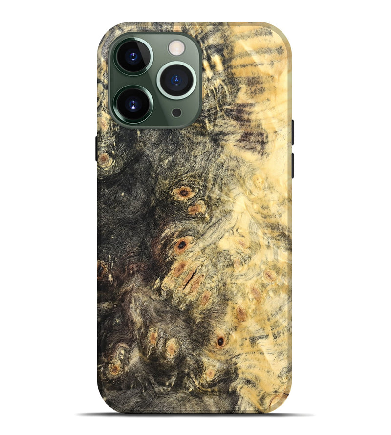 iPhone 13 Pro Max Wood Live Edge Phone Case - Eren (Solid Wood, 823392)