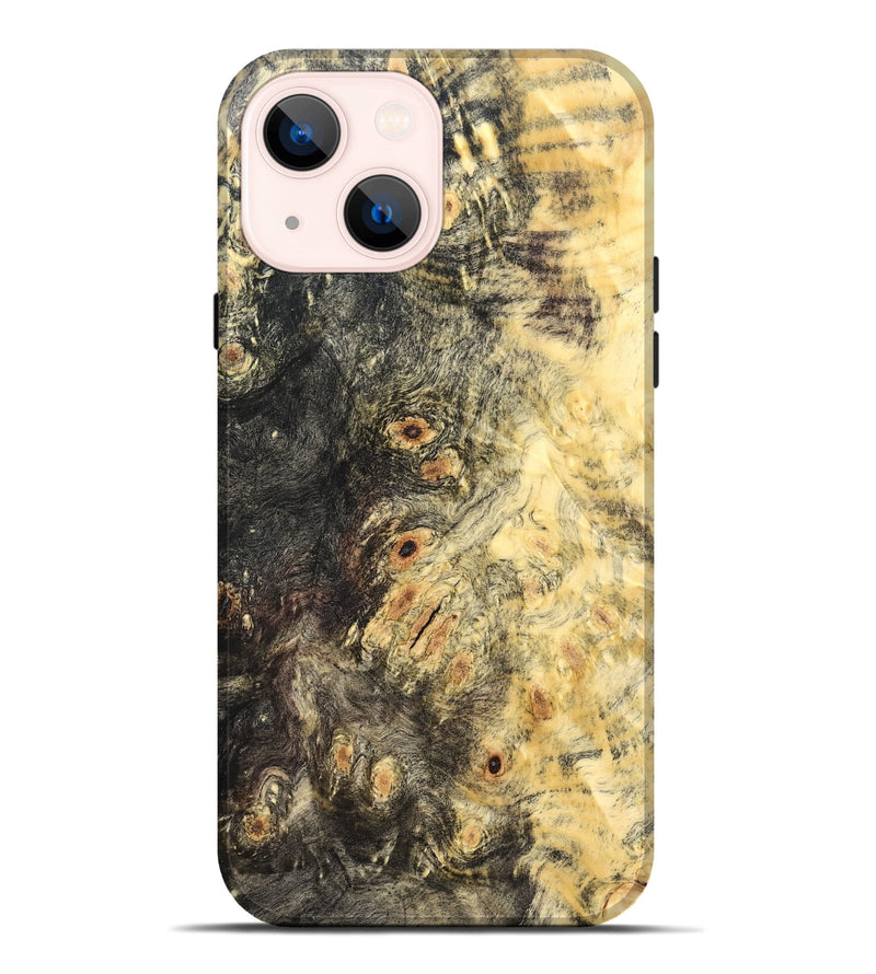 iPhone 14 Plus Wood Live Edge Phone Case - Eren (Solid Wood, 823392)