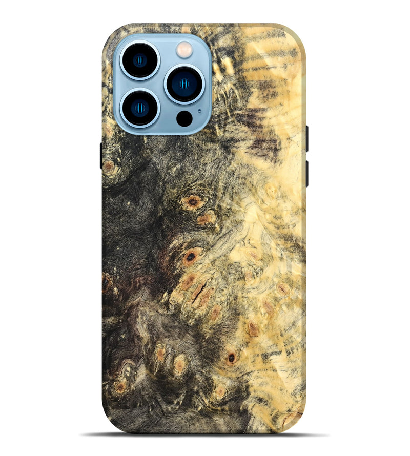 iPhone 14 Pro Max Wood Live Edge Phone Case - Eren (Solid Wood, 823392)