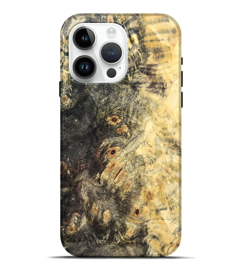 iPhone 15 Pro Max Wood Live Edge Phone Case - Eren (Solid Wood, 823392)