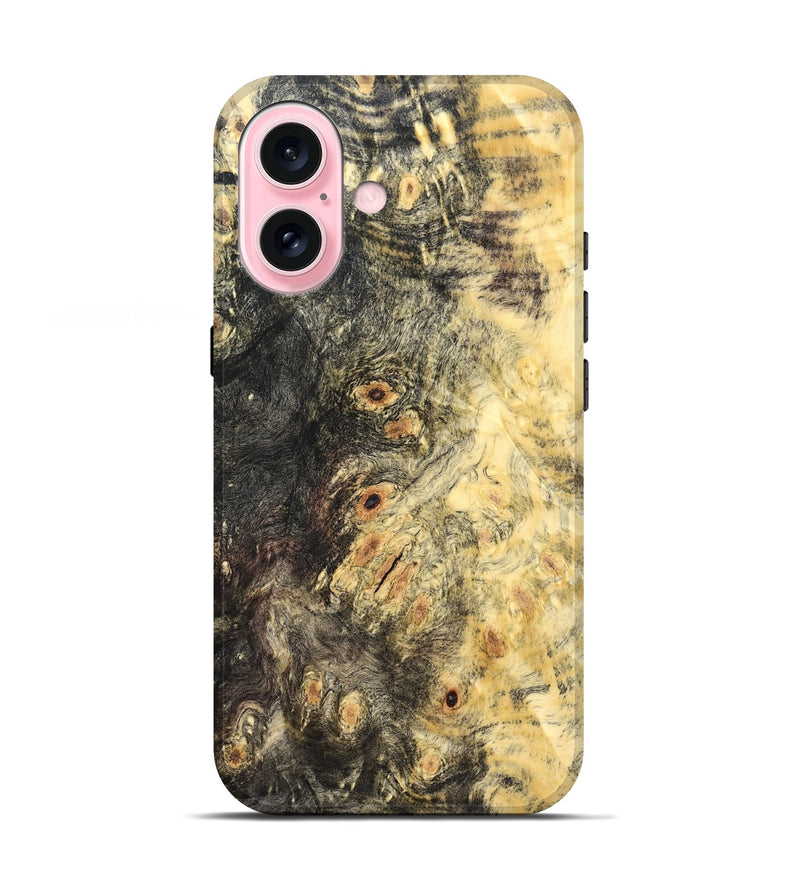 iPhone 17 Wood Live Edge Phone Case - Eren (Solid Wood, 823392)