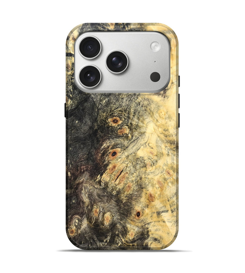 iPhone 17 Pro Wood Live Edge Phone Case - Eren (Solid Wood, 823392)