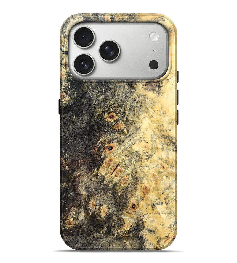 iPhone 17 Pro Max Wood Live Edge Phone Case - Eren (Solid Wood, 823392)
