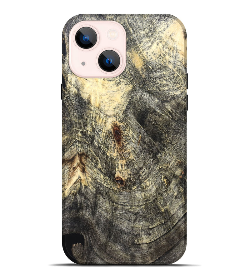 iPhone 14 Plus Wood Live Edge Phone Case - Cyril (Solid Wood, 823393)
