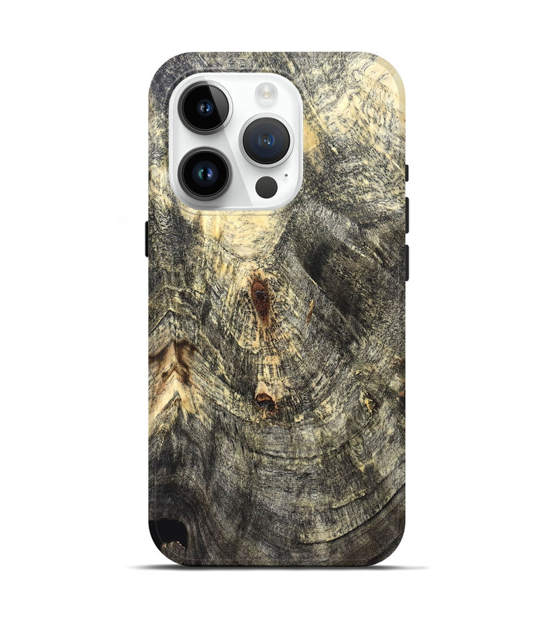 iPhone 15 Pro Wood Live Edge Phone Case - Cyril (Solid Wood, 823393)