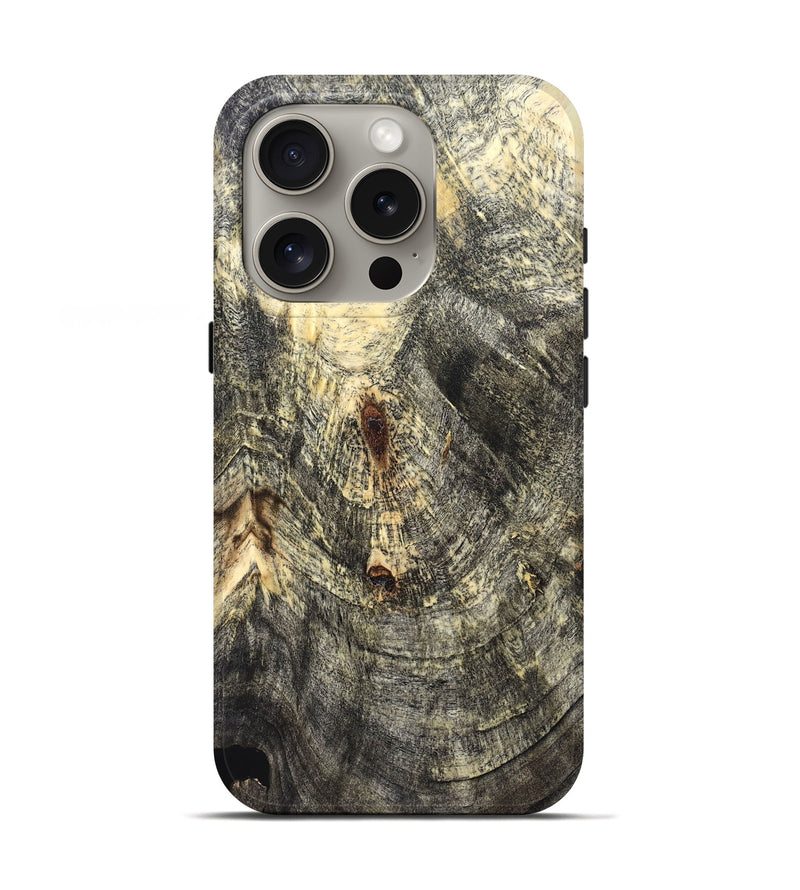 iPhone 16 Pro Wood Live Edge Phone Case - Cyril (Solid Wood, 823393)
