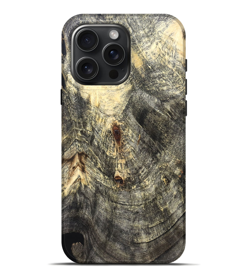 iPhone 16 Pro Max Wood Live Edge Phone Case - Cyril (Solid Wood, 823393)