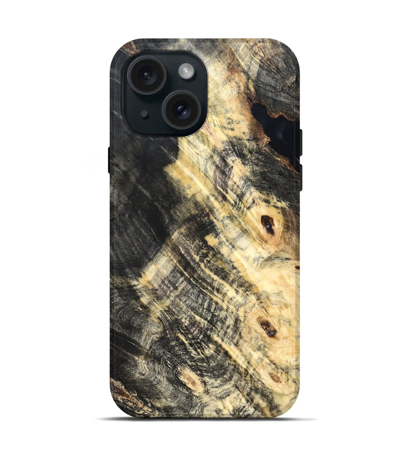 iPhone 15 Wood Live Edge Phone Case - Conrad (Solid Wood, 823394)
