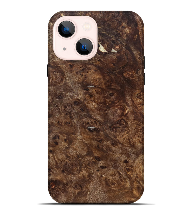 iPhone 14 Plus Wood Live Edge Phone Case - Miriam (Solid Wood, 823395)