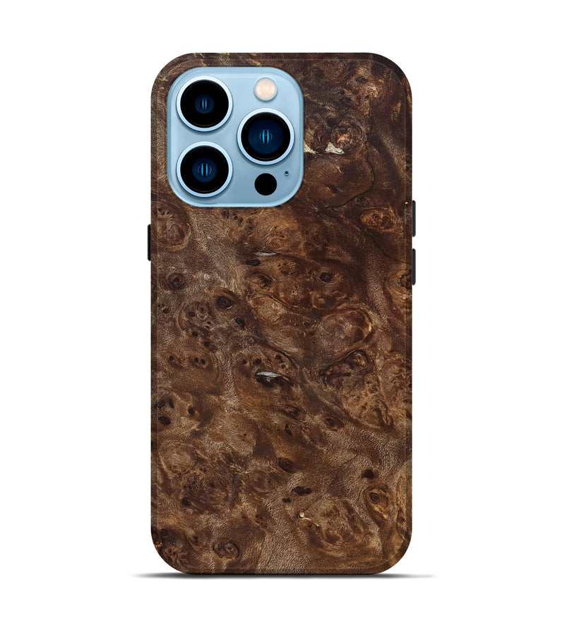 iPhone 14 Pro Wood Live Edge Phone Case - Miriam (Solid Wood, 823395)