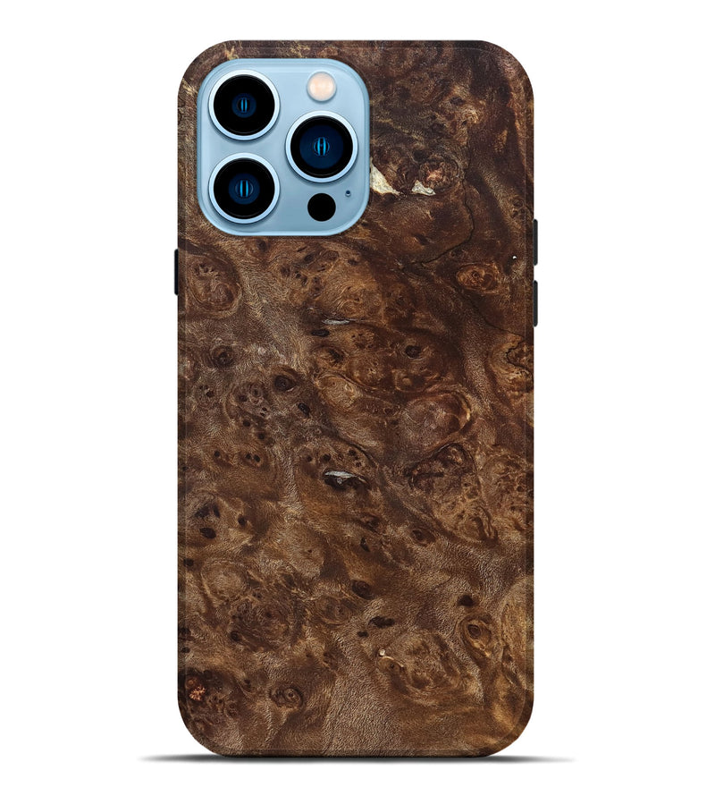 iPhone 14 Pro Max Wood Live Edge Phone Case - Miriam (Solid Wood, 823395)