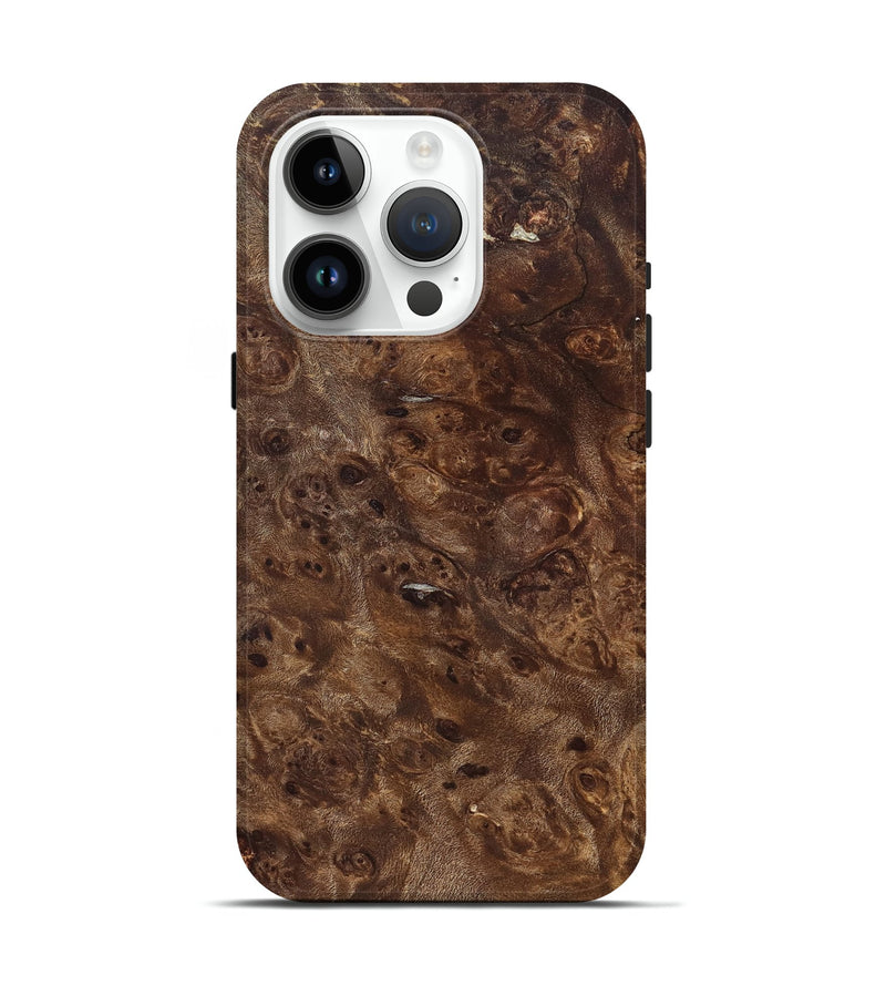 iPhone 15 Pro Wood Live Edge Phone Case - Miriam (Solid Wood, 823395)
