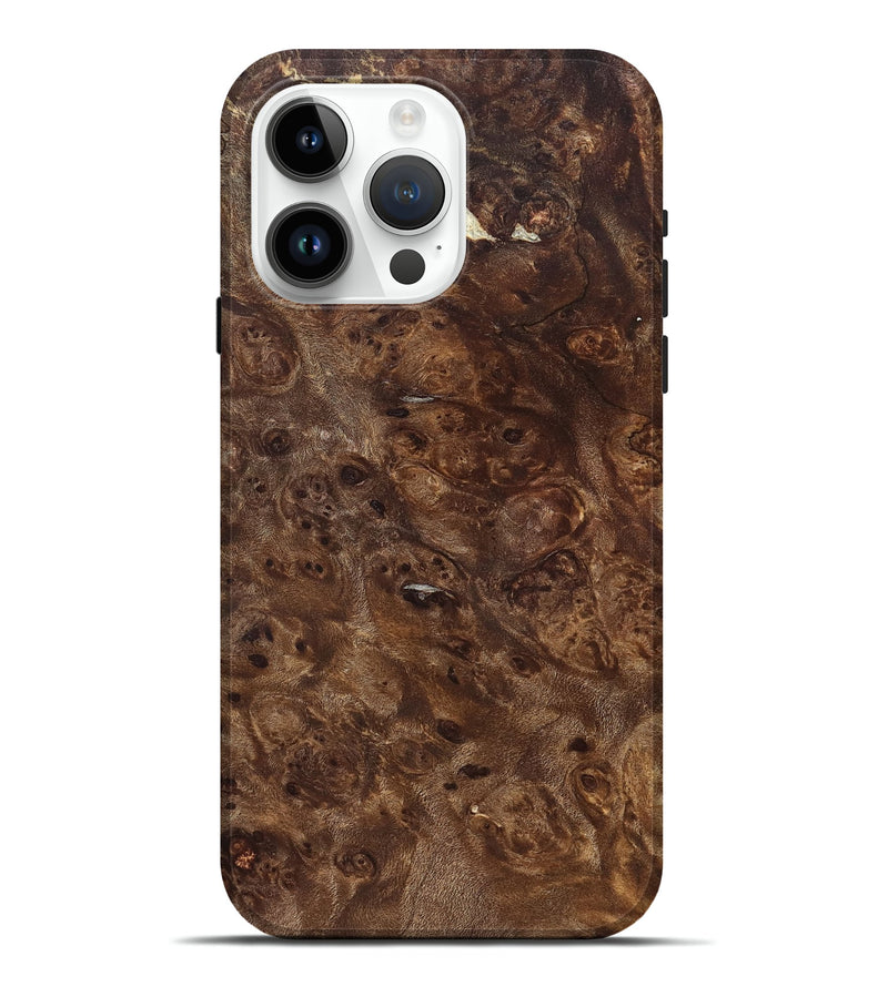 iPhone 15 Pro Max Wood Live Edge Phone Case - Miriam (Solid Wood, 823395)
