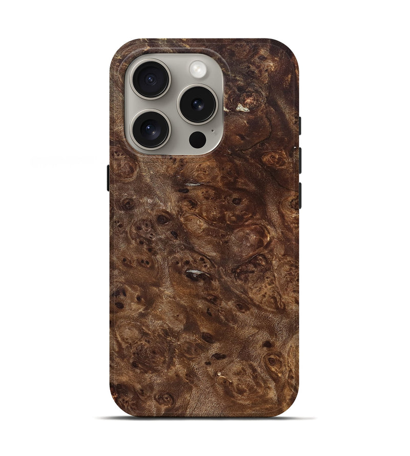 iPhone 16 Pro Wood Live Edge Phone Case - Miriam (Solid Wood, 823395)