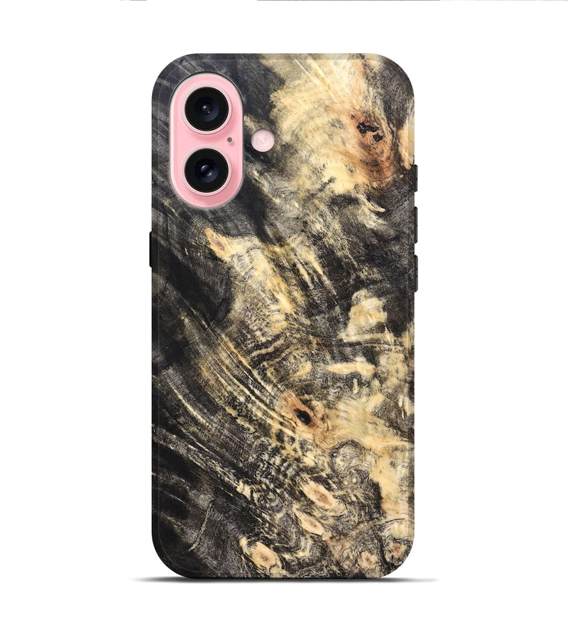 iPhone 16 Wood Live Edge Phone Case - Richard (Solid Wood, 823397)