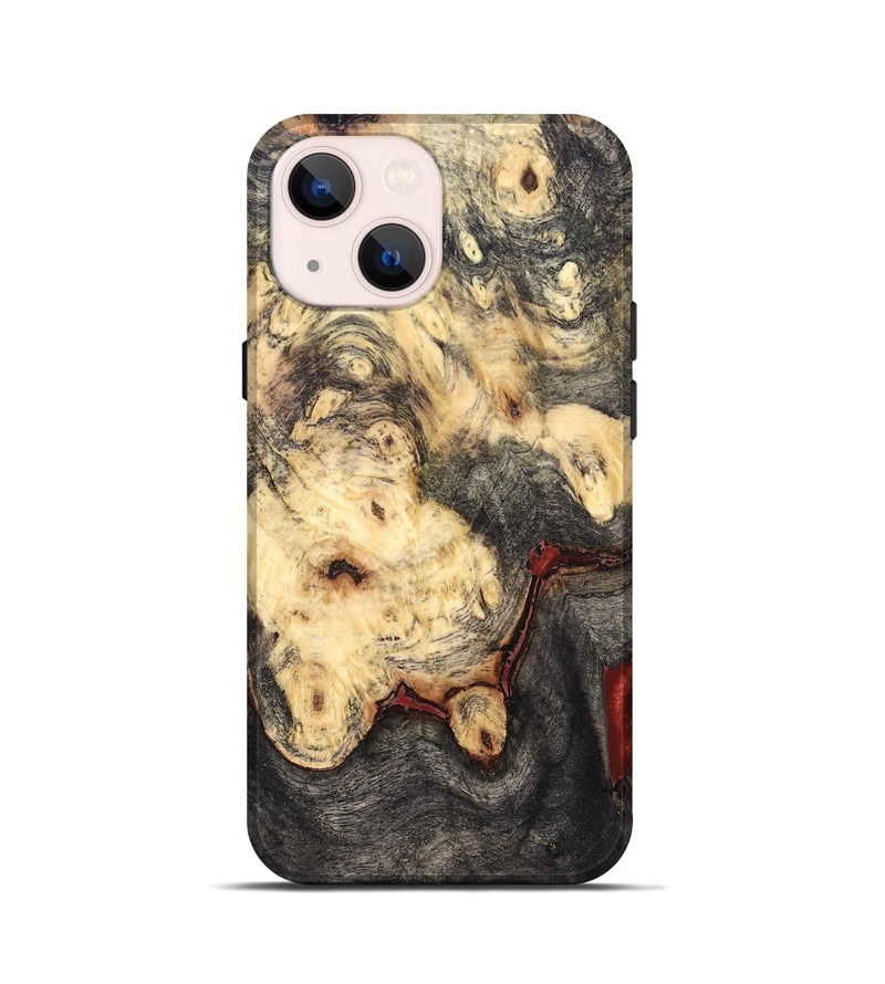 iPhone 13 mini Wood Live Edge Phone Case - Jeanine (Solid Wood, 823398)